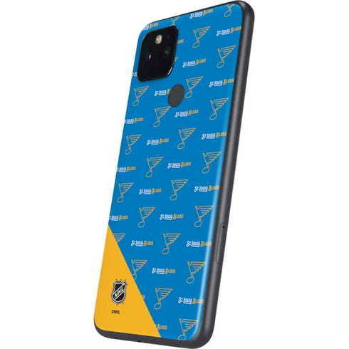 NHL St. Louis Blues Pattern Google Pixel 5 Skin